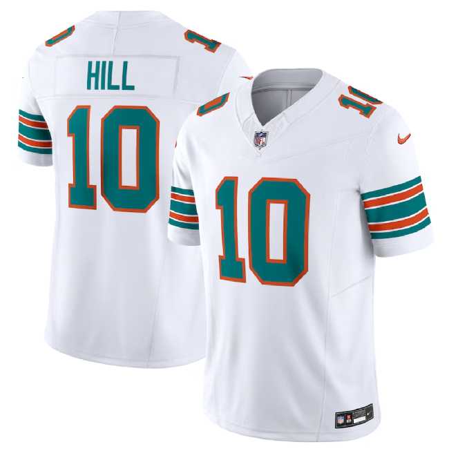 Men & Women & Youth Miami Dolphins #10 Tyreek Hill White 2023 F.U.S.E Alternate Vapor Limited Stitched Jersey,We sell and wholesale Men & Women & Youth Miami Dolphins #10 Tyreek Hill White 2023 F.U.S.E Alternate Vapor Limited Stitched Jersey on line form chian!